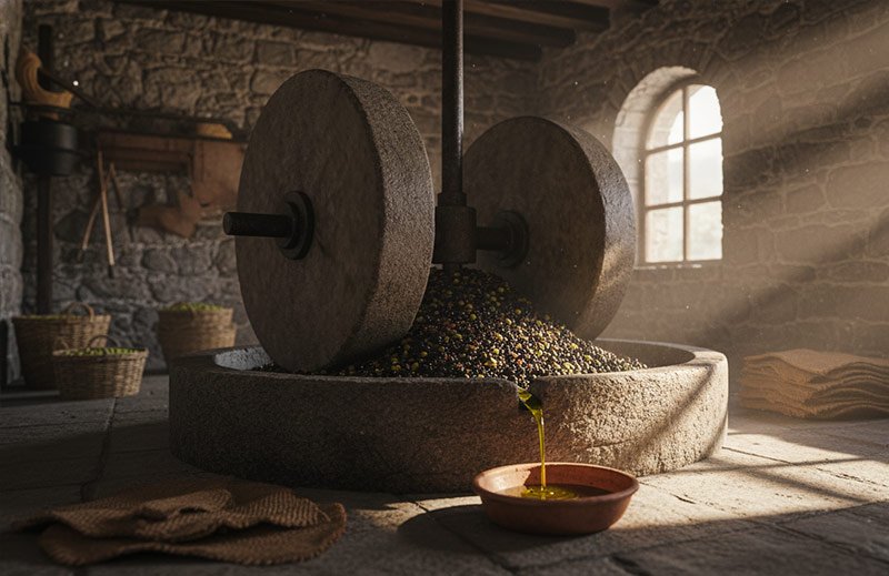 Zeytinyağı üretimi